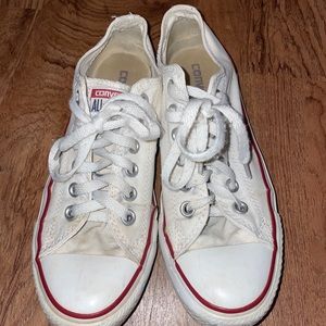 White Low-top Converse
